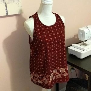 Floral Xhilaration Tank Top
